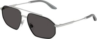 Dolce & Gabbana Dg 2328 Zonnebril - Heren - Zonnebrillen - Grijs - 59 MM - Accessoires