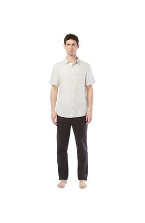 Onia Jack Air Linen Shirt in Stone at Nordstrom, Size Xx-Large S