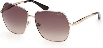 Guess GU00309 32F Womens Sunglasses Gold Size 60