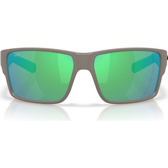 Costa Reefton Pro 63mm Sunglasses in Matte Olive Shale /Green at Nordstrom