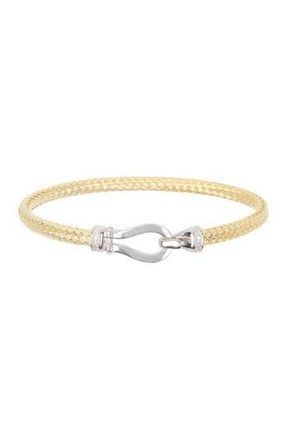 Meshmerise 18K Gold Vermeil Diamond Bracelet - 0.20 ctw in Yellow at Nordstrom Rack