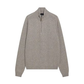 Sease Sease - Half Zip Moulin&eacute; 2.0 - Heren - Truien - Beige - Maat: L Zijde