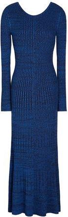 8 by YOOX VISCOSE BLEND RIB KNIT MAXI DRESS