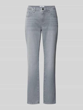 Brax Brax Flared Fit Jeans im 5-Pocket-Design Modell Carola in Hellgrau, Gr&ouml;&szlig;e 38K