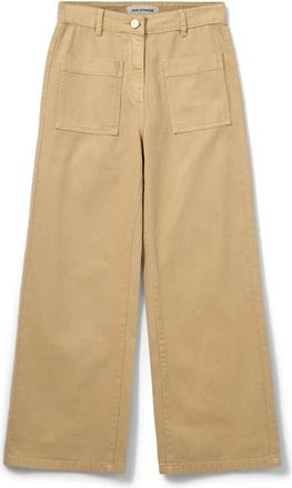 Sofie Schnoor Broeken, Dames, Beige, XS, Beige Jeans 7015 - Stijlvol Model