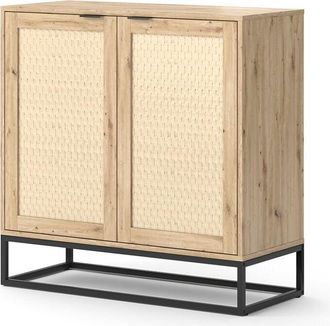 Vicco C&oacute;moda Natal, Marr&oacute;n, 140 X 92.5 Cm Con 2 Puertas, Vicco