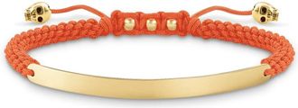 Thomas Sabo Oranje Goud Armband Nylon 925 Zilver - Dames - Armbanden - Veelkleurig - ONE Size - Nylon - Accessoires