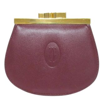 Cartier Pre-owned Wallets, female, Red, Size: ONE SIZE Pre-owned Coin Case