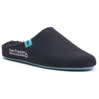 Hush Puppies De Goede Polyester Heren Zwarte Turquoise Slippers