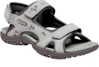 Regatta Womens Haris Walking Sandals, Light Steel/Granite, Size 5