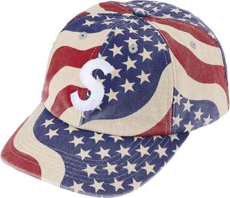 SUPREME SS26 Pigment Coated S Logo 6-Panel Flag SUP-SS26-1019-FLG