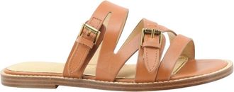 Guess Grayden Slide - Dames - Sandalen - Bruin - 41 EU - Leer - Schoenen