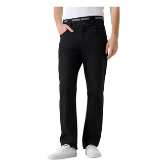 Guess Straight Jeans, male, Black, Size: W30 G16 Straight Jeans