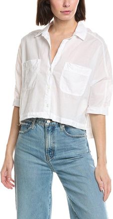 James Perse Pocket Cropped Shirt