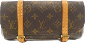 Louis Vuitton Brown Coated Canvas Fanny Pack Pochette (Pre-Owned)