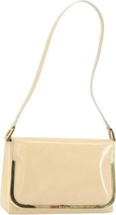 Gucci Pre-owned Metal Shoulder Bag - Dames - Vintage Schoudertas - Beige - ONE Size - Vintage