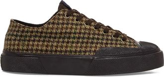 Superga 2432 houndstooth wool sneakers - Brown
