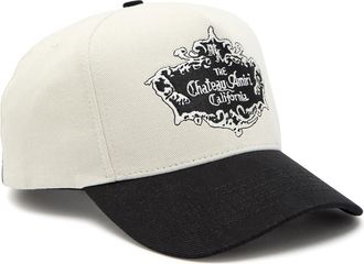 Amiri Chateau Embroidered Canvas cap - Black - One Size