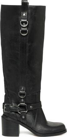 Steve Madden Vase Boot BLACK LEATHER