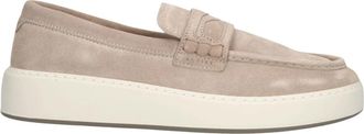 Nubikk Jiro Gatsby Loafers - Heren - Loafers - Beige - 43 EU - Linnen - Schoenen