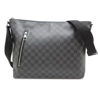 Louis Vuitton Pre-owned Damier Graphite Schoudertas - Heren - Pre-owned - Grijs - Maat: ONE Size