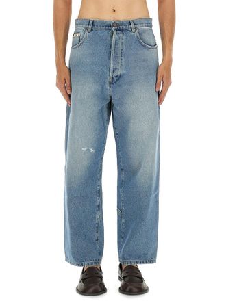 Moschino Cotton Denim Jeans - Blue
