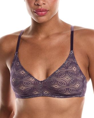 Hanro Hanro Ruby Geometric Lace Soft Cup Bra
