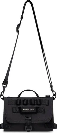 Balenciaga Army Messenger Bag Black 6561062BKPI1000