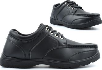 Generic Boys School Shoes Size 7 School Shoes Boys Boat Shoe Size 9 Mens Boat Shoe Office Work Lace Up Black 11 UK