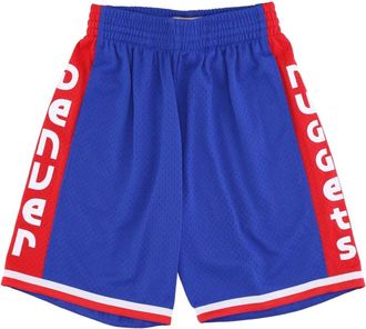 Mitchell & Ness NBA Basketball Shorts Hardwood Classics - Heren - Fitness - Blauw - XL - Polyester - Fitness