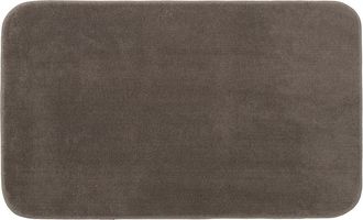 Gözze Badematte »Rio Premium« Höhe 18 mm rutschhemmend beschichtet fussbodenheizungsgeeignet schnell trocknend Badteppich, Uni Farben, waschbar, rechteckig 