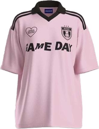 HUGO BOSS Hugo Heren Dila B Voetbal T-Shirt (Roze)