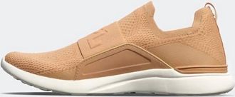 Athletic Propulsion Labs Womens Techloom Bliss Shoe In Tan/ivory