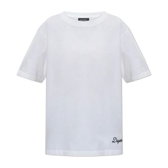 Dsquared2 Dames, Tops, Wit, Maat: S Katoen