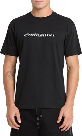 Quiksilver Chrome English MT0 Graphic T-Shirt in Black at Nordstrom, Size Xx-Large