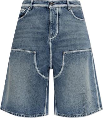 Amiri MA Carpenter Shorts - Heren - Denim shorts - Blauw - W33 - Denim - Korte Broeken
