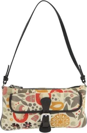 Bally Pre-owned Canvas shoulder-bags - Dames - Vintage Schoudertas - Veelkleurig - ONE Size - Vintage