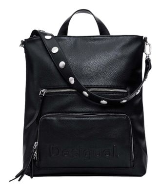 Desigual Womens Accessories PU Backpack Medium, black, One Size