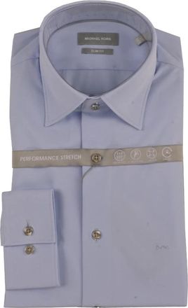 Michael Kors Casual Polyamide Overhemden - Heren - Casual Overhemden - Blauw - L - Overhemden