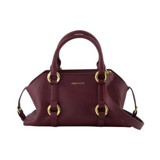 Alexander McQueen Bordeauxrode Leren Kleine Portemonnee - Dames - Handtassen - Rood - ONE Size - Tassen
