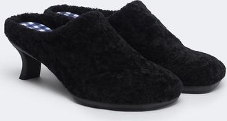 Loewe Dive shearling mules