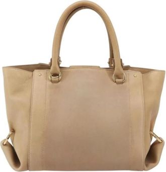 Ferragamo Pre-owned Leren Schoudertas - Dames - Vintage Schoudertas - Beige - ONE Size - Leer - Vintage