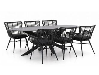 Intenso Furniture + 15% kassakorting | Intenso Asti/Furato ellips 200cm dining tuinset 7-delig