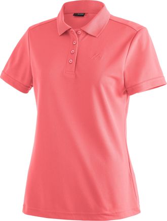 Maier Sports Funktionsshirt MAIER SPORTS Ulrike, Damen, Gr. 34, altrosa, 100% Polyester, Rundhals, Shirts Funktionsshirt, Damen Polo, pique Poloshirt, schnelltrock