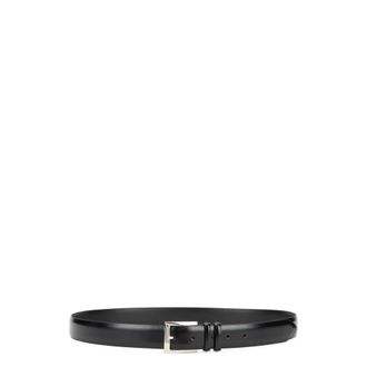 Orciani Belts, male, Black, Size: 100 CM Calf Classic Leather Belt