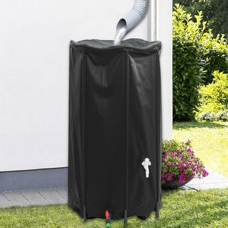 vidaXL Dep&oacute;sito De Agua Plegable Con Grifo Pvc 380 L Vidaxl