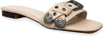 Shushop Darryl Slide Sandal in Beige at Nordstrom, Size 7.5