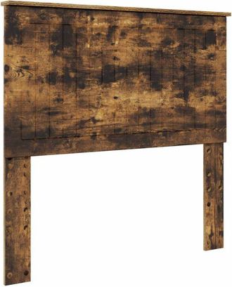 vidaXL Cabecero Con Cabecera Roble Ahumado 100 Cm Madera Contrachapada Vidaxl