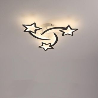 OEM L&aacute;mpara De Techo Led De 30 W, Dise&ntilde;o Moderno De Estrella, Luz Blanca Fr&iacute;a De 6000 K, Para Habitaci&oacute;n Infantil - Ulisem