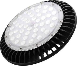 Fabrilamp Campana Monzonita 100w 6500k Negro 11000lm Ip65 Led Smd 12,5x25x25 Cm